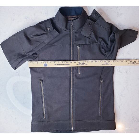 KUHL Impakt 1019 Full Zip Jacket Medium Dark Heather Brown Men's Size Small VGUC - Picture 9 of 13